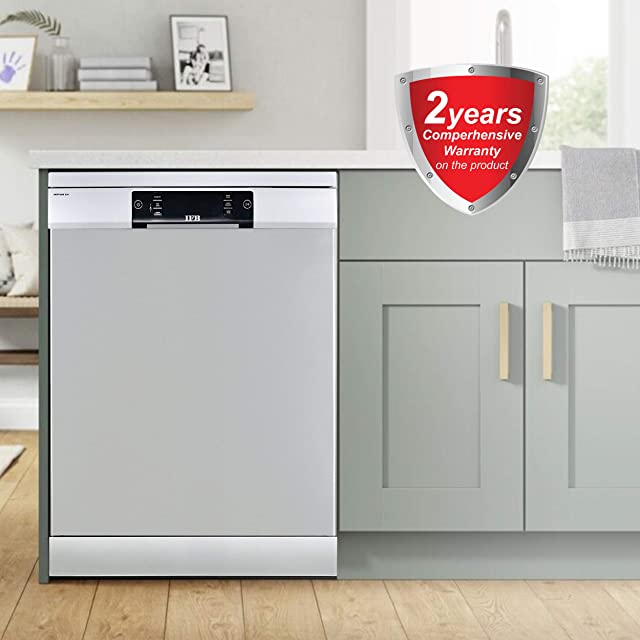IFB Neptune SX1 Fully-automatic Front-loading Dishwasher (15 Place Settings, Stainless Steel, Inbuilt Heater,Quick Wash with Steam Drying)