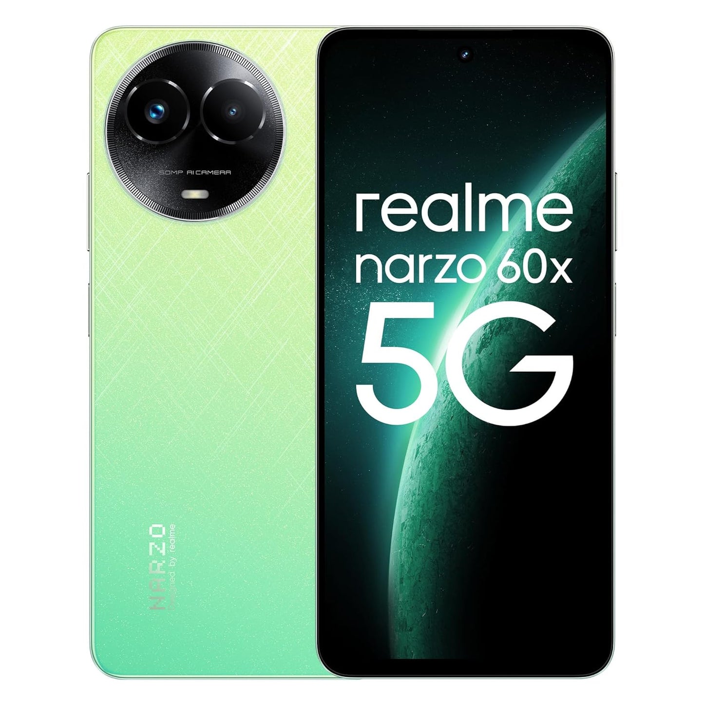 realme narzo 60X 5G (Stellar Green, 128GB) (4GB RAM)