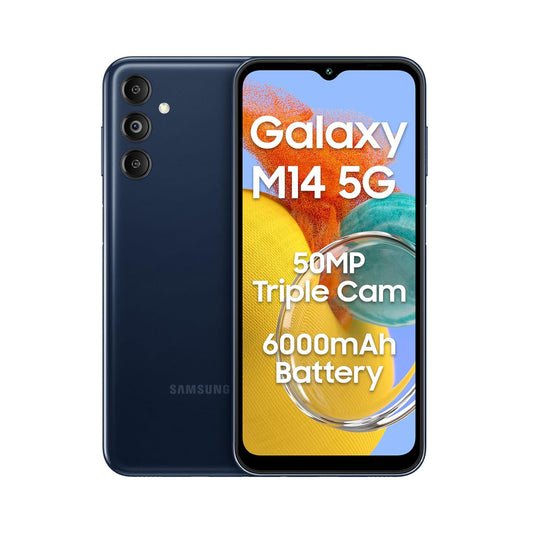 Samsung Galaxy M14 5G (Berry Blue, 128GB) (4GB)