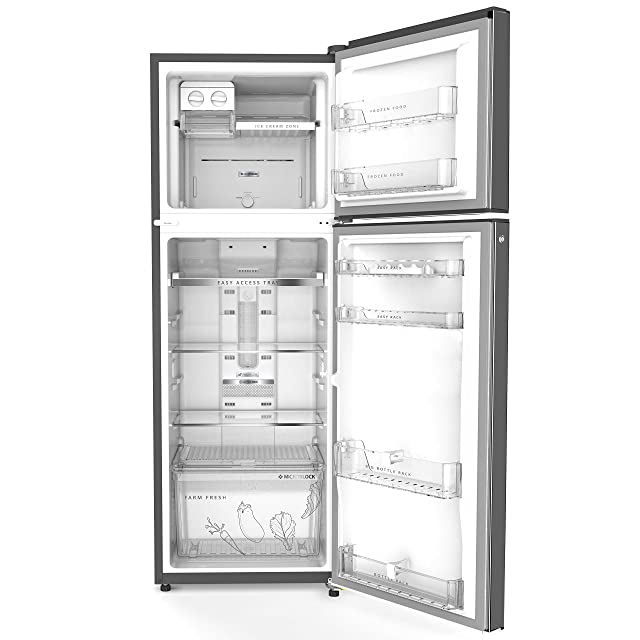 Whirlpool 340 L 3 Star Inverter Frost-Free Double Door Refrigerator (INTELLIFRESH INV CNV 355 3S, German Steel, Convertible)