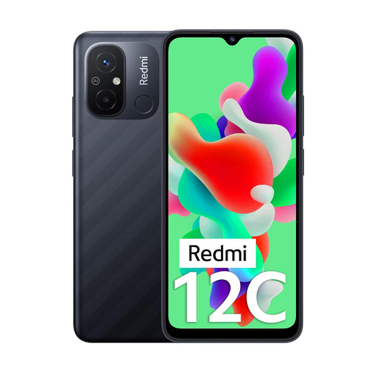 Redmi 12C (Matte Black, 64GB) (4GB RAM)