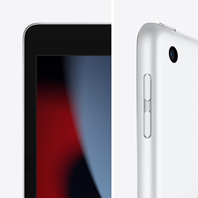 2021 Apple 10.2-inch (25.91 cm) iPad with A13 Bionic chip (Wi-Fi, 256GB) - Silver (9th Generation)