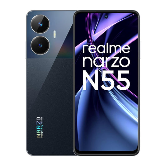 realme narzo N55 (Prime Black, 128GB) (6GB RAM)