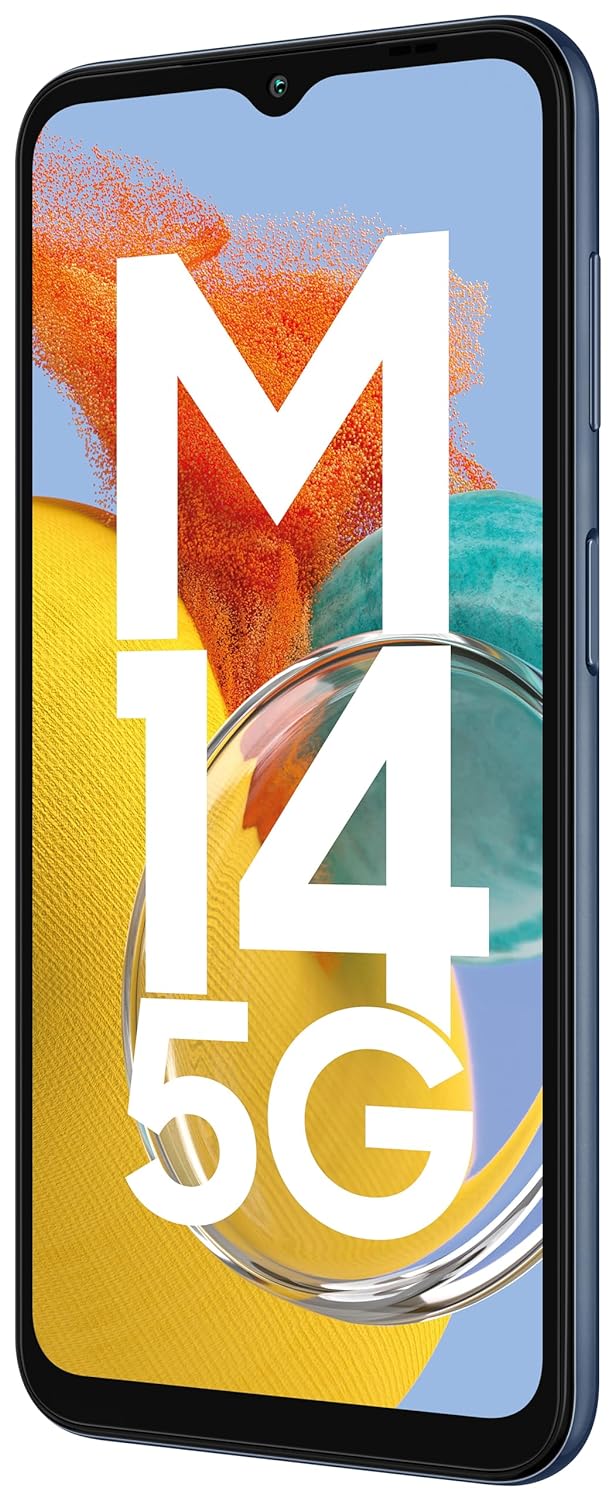 Samsung Galaxy M14 5G (Berry Blue, 128GB) (4GB)