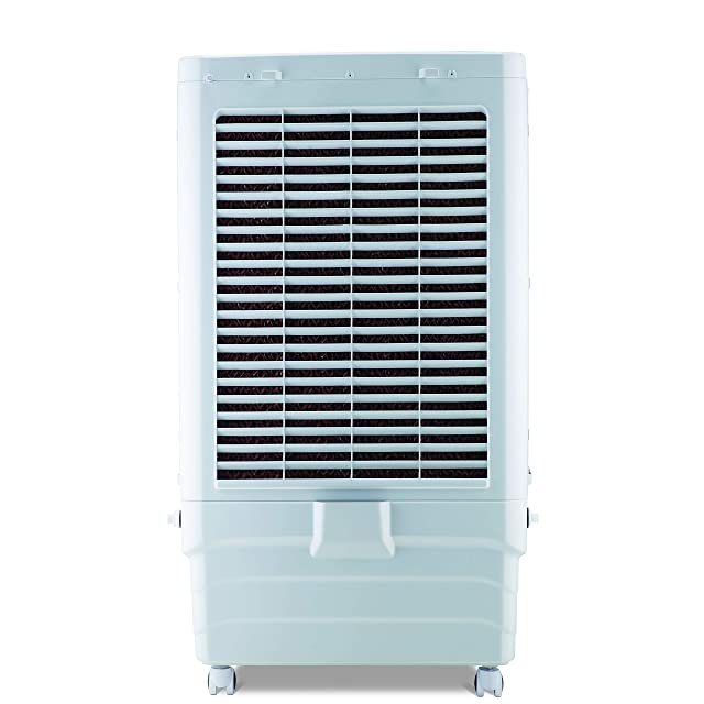 Bajaj DMH 65 Neo 65L Desert Air Cooler with Antibacterial Honeycomb Pads, Turbo Fan Technology, Powerful Air Throw and 3-Speed Control, White