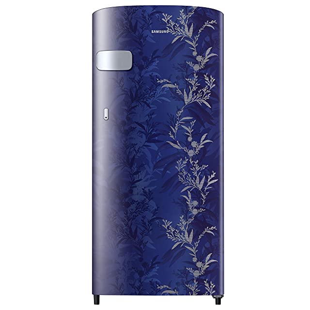 Samsung 192 L 2 Star Direct Cool Single Door Refrigerator (RR19A2Y2B6U/NL, Mystic Overlay Blue)