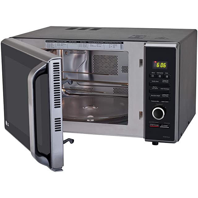 LG 28 L Convection Microwave Oven (MC2887BFUM, Black, With Starter Kit)